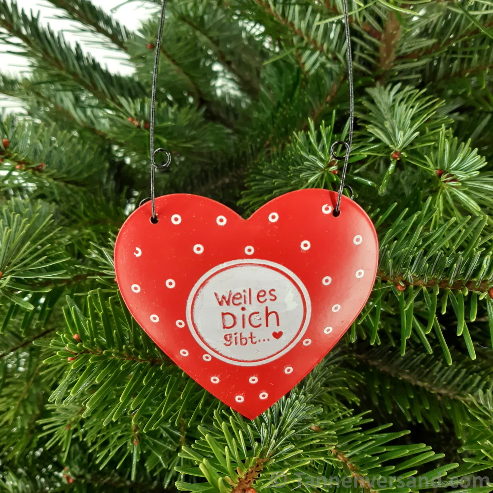 Anhänger Herz aus Metall Rot 8 x 8 cm versch. Varianten - Image 4
